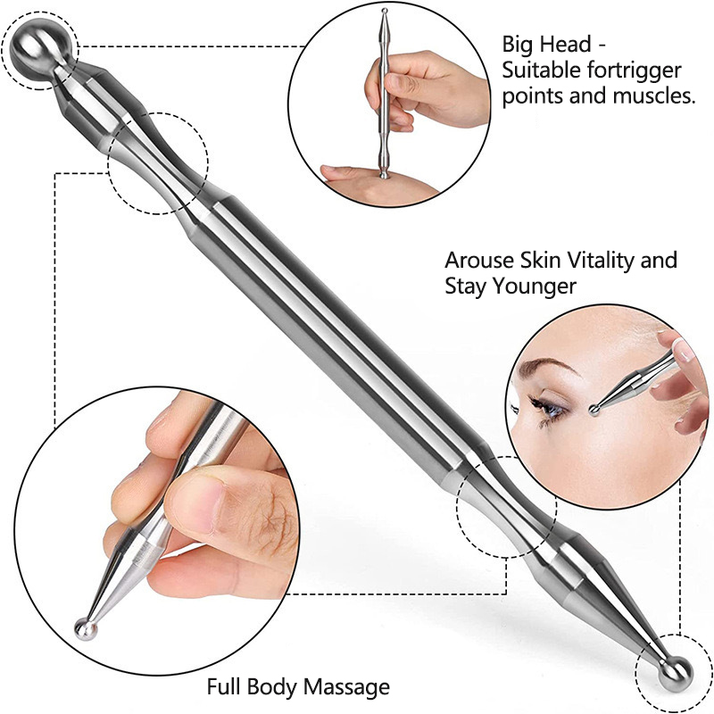 Head Racket Boom - Acupuncture Pen Stainless Steel Deep Tissue