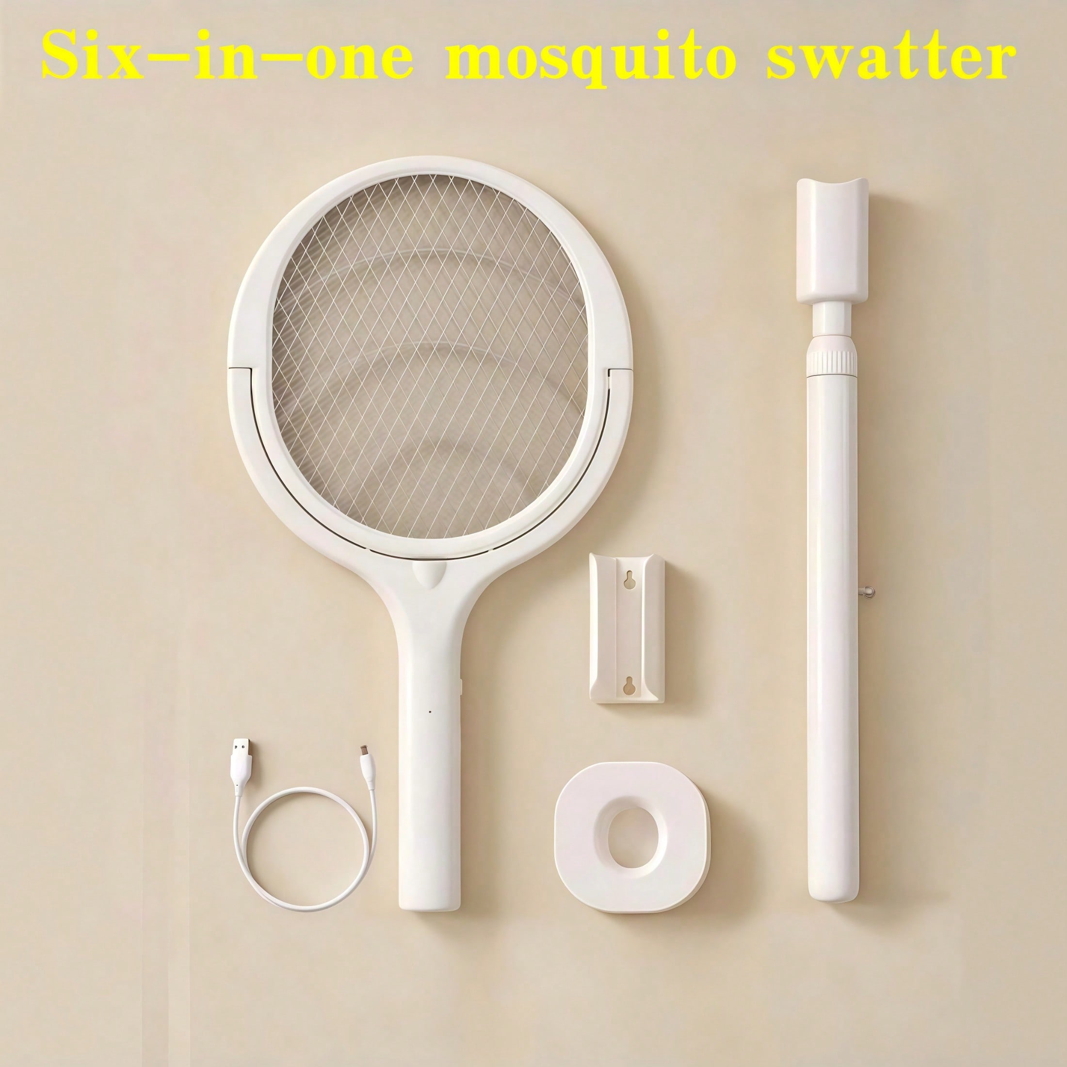 Six-In-One Mosquito Swatter, H - Head Racket Boom review and price