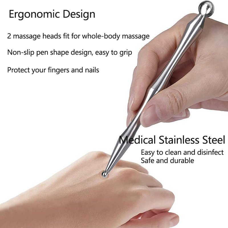 Acupuncture Pen Stainless Stee - Head Racket Boom review and price